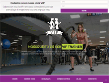 Tablet Screenshot of personalviptrainer.com.br